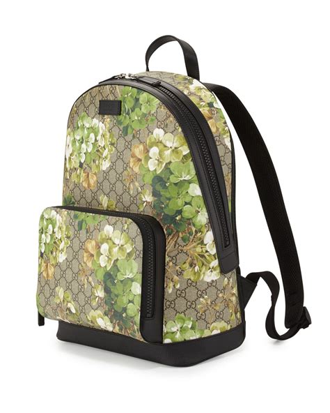 gucci backpack with blue flowers|gucci backpacks bootleg.